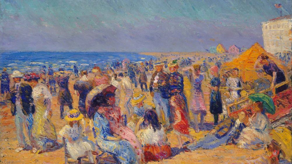 Crowd at the Seashore