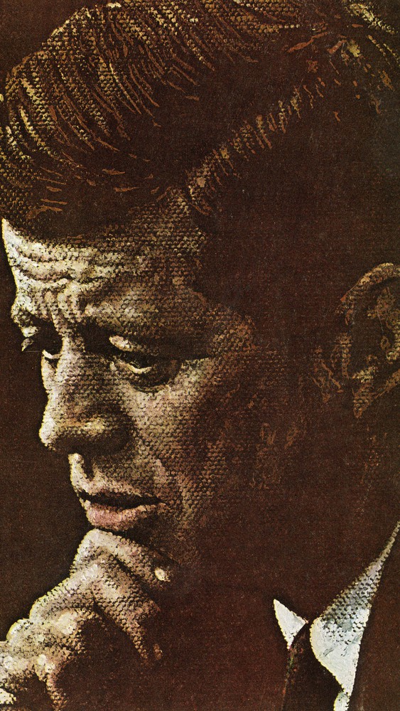 Serious Portrait of Kennedy