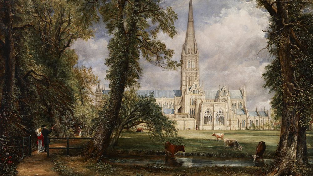 Salisbury Cathedral from the Bishop's Garden