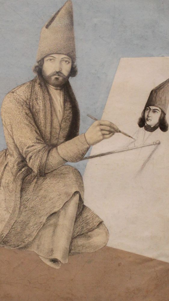 Self-Portrait of Muhammad Hasan Afshar Lal Urumiyah