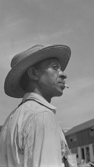 Negro Waterboy for a Housing Construction Gang