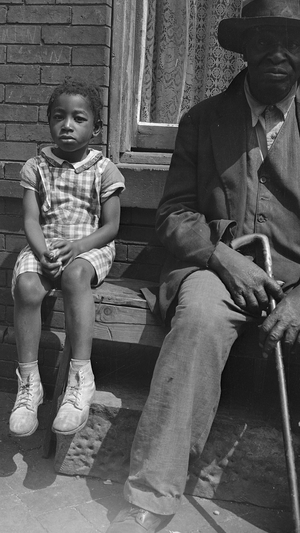 Grandfather and Grandchild who Live on Seaton Road