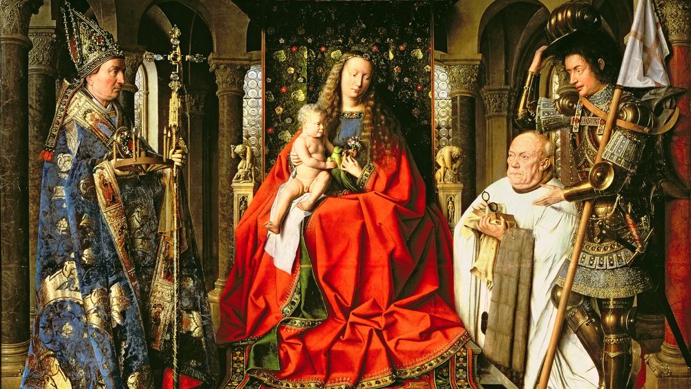 Madonna and Child with Canon Joris van der Paele