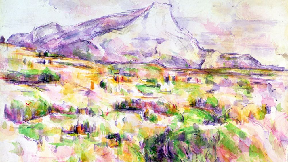 Mont Sainte-Victoire from Les Lauves
