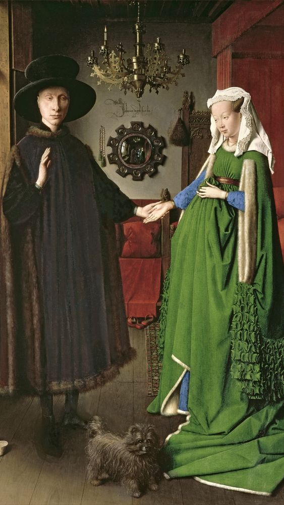 The Portrait of Giovanni Arnolfini and His Wife Giovanna Cenami