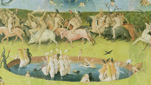 The Garden of Earthly Delights: Allegory of Luxury