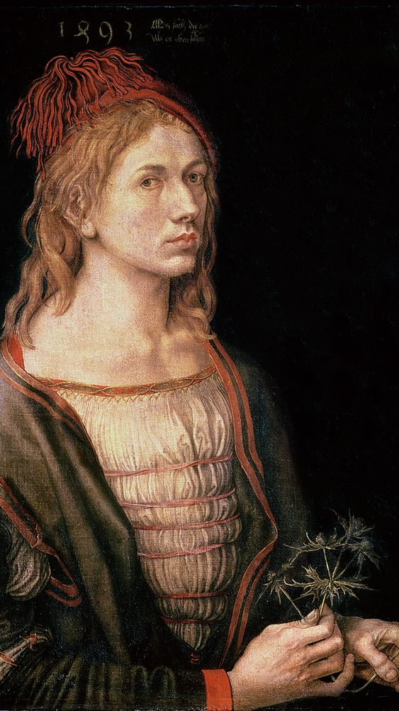 Self Portrait with a Thistle