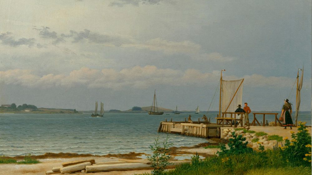 View Towards Koster From the Jetty at Kallehave