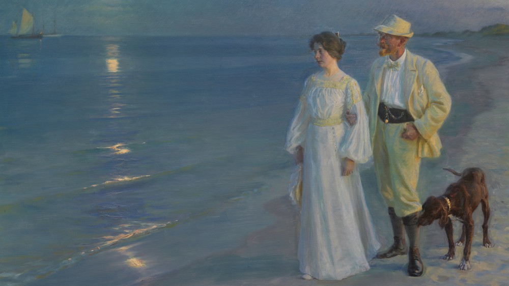 Summer Evening on the Beach at Skagen