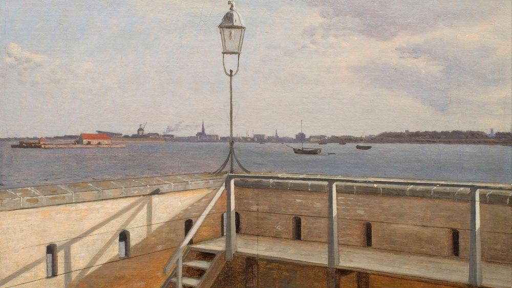 View from the Trekroner Battery with Copenhagen in the Distance