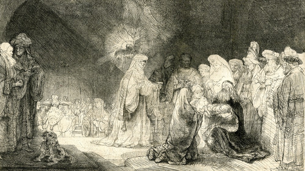 The Presentation in the Temple: Oblong Print