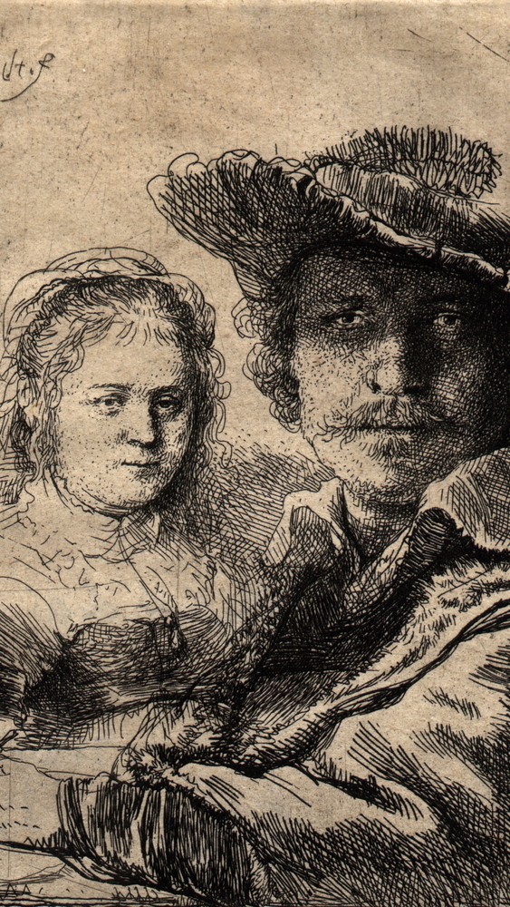 Self-Portrait with Saskia