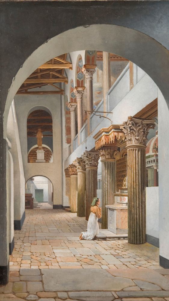 View of the Church of San Lorenzo fuori le Mura